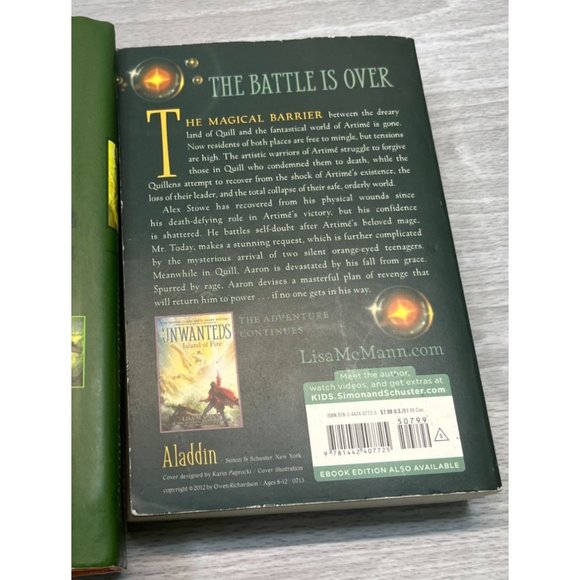 Lot of 4 The Unwanteds Books 1 2 3 7 Lisa McMann Island Silence Fire Dragons - Picture 5 of 10